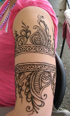 Bajuband Mehndi Designs