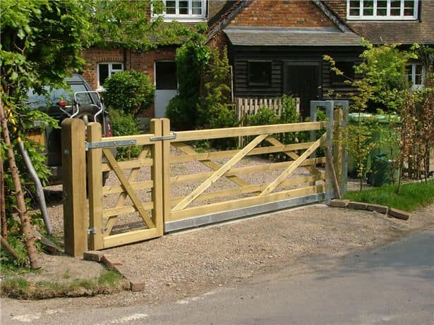 Sliding Garden Gate