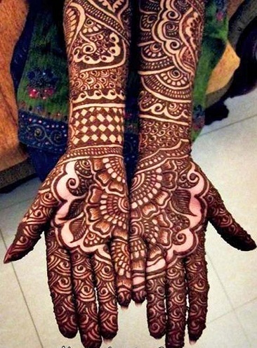 Ancient Full Hands Marathi Mehndi Designs