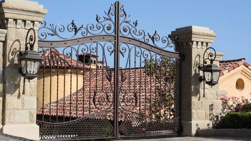 Beautiful Wrought Iron Gate Designs