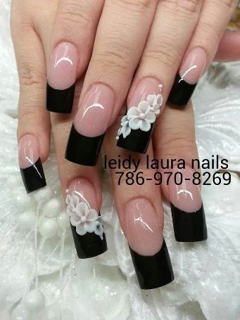 Black And White Nail Art3