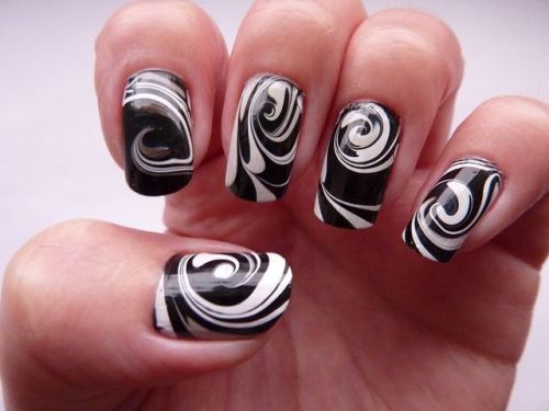 Black And White Nail Art4