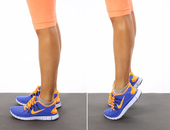 Calf Raises - exercise for varicose veins treatment