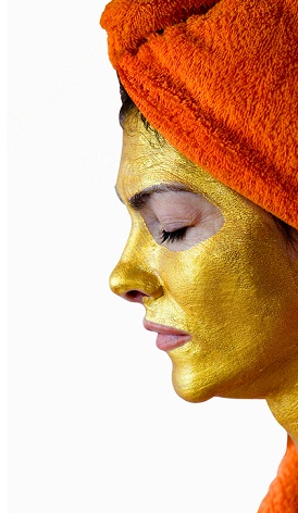 Gold facial at home