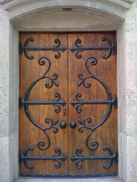 Rustic Iron Doors