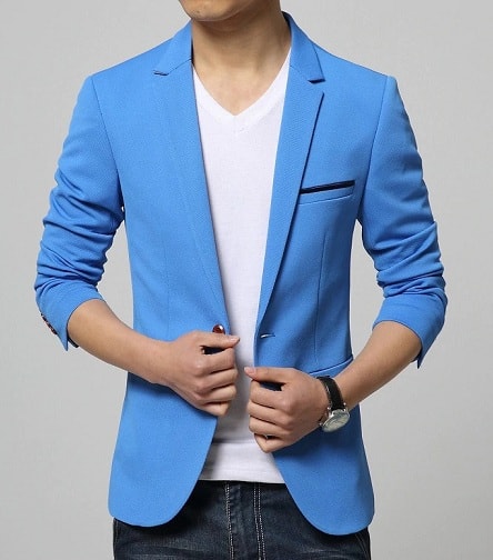 Men's Slim-Fit Casual Blazer