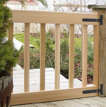 Outdoor Deck Gate