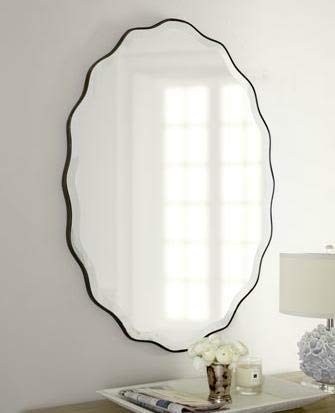 traditional oval mirror