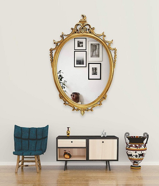 long oval mirror