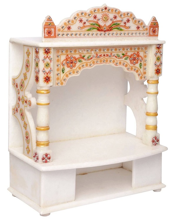 pooja room designs in marble