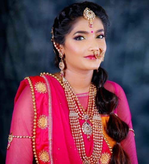 South Indian Bridal Hairstyles 4