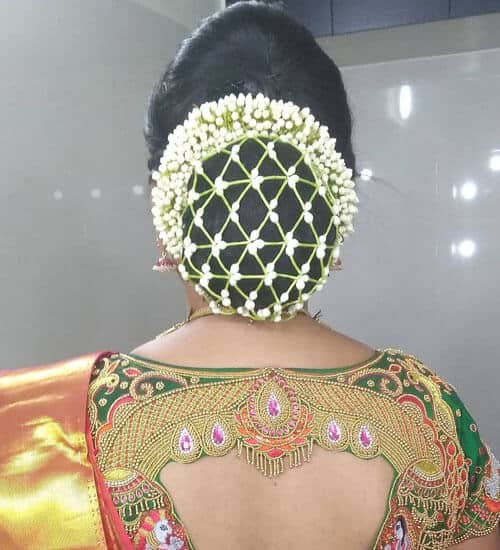 South Indian Bridal Hairstyles 8