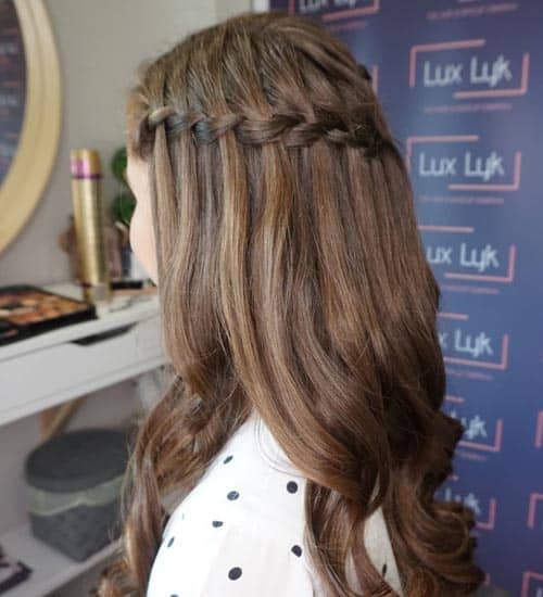 Waterfall Braid for Kids