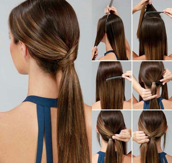 Low Ponytail Hairstyles 3