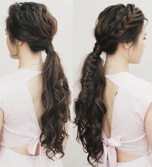 Low Ponytail Hairstyles 10