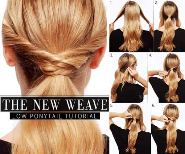 Low Ponytail Hairstyles 2