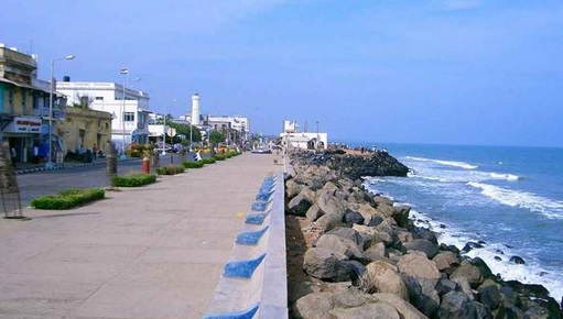 The Majestic Mahe Beach in Pondicherry