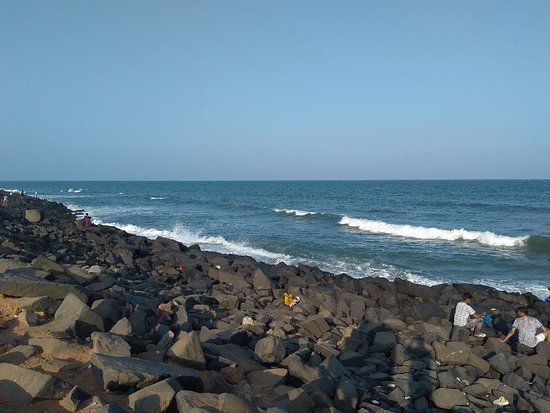 The Royal Rock Beach in Pondicherry