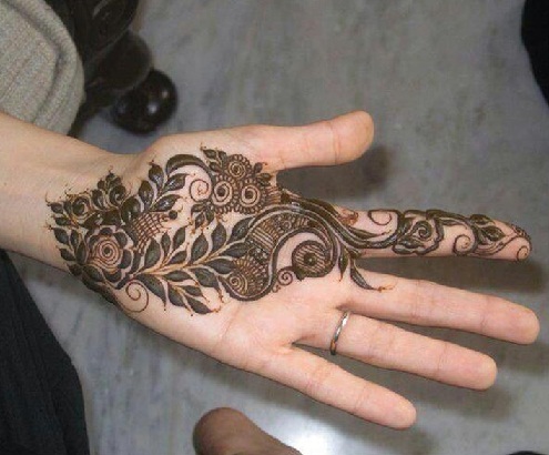 Contemporary Arabic Mehndi Style