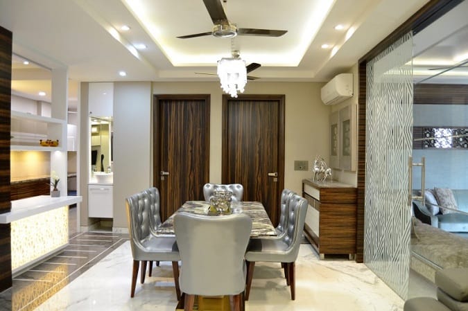 Dining Room Ceiling Design With Fan