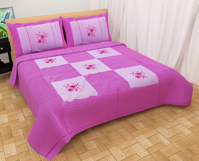 simple embroidery designs for bed sheets