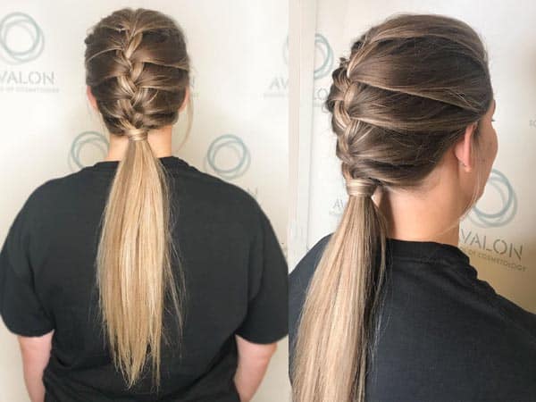 French Ponytail Hairstyles 1