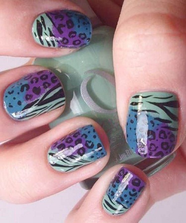 Leopard Nail art3