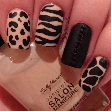 Leopard Nail art4