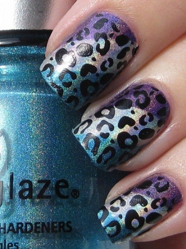 Leopard Nail art8