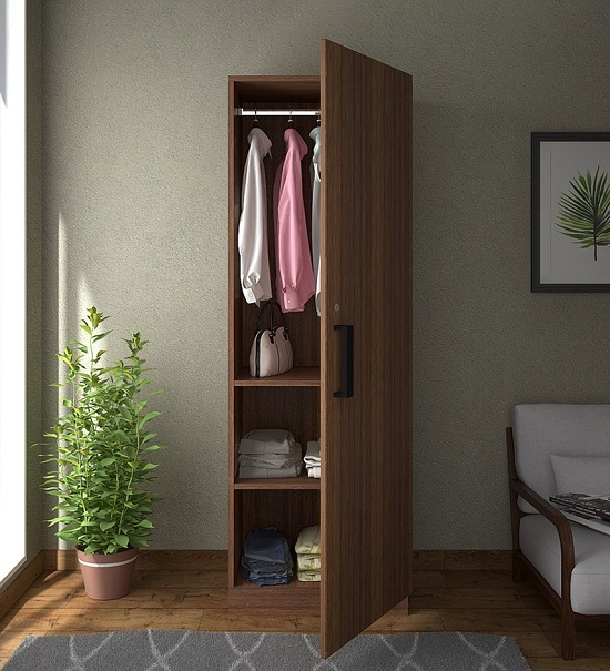 Simple Single Door Wardrobe Designs