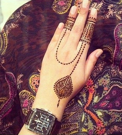 Simple Western Mehndi5