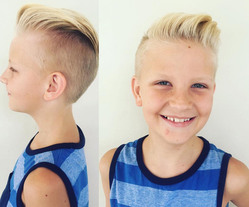 Nice Side Slick Style for Boys