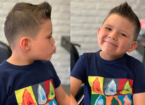 Latest Hair Lift Style for Boys