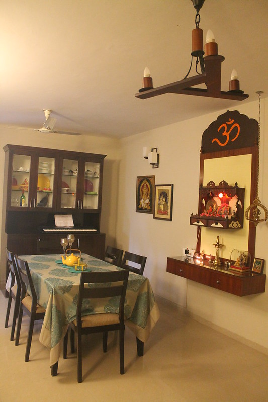 pooja room in kitchen