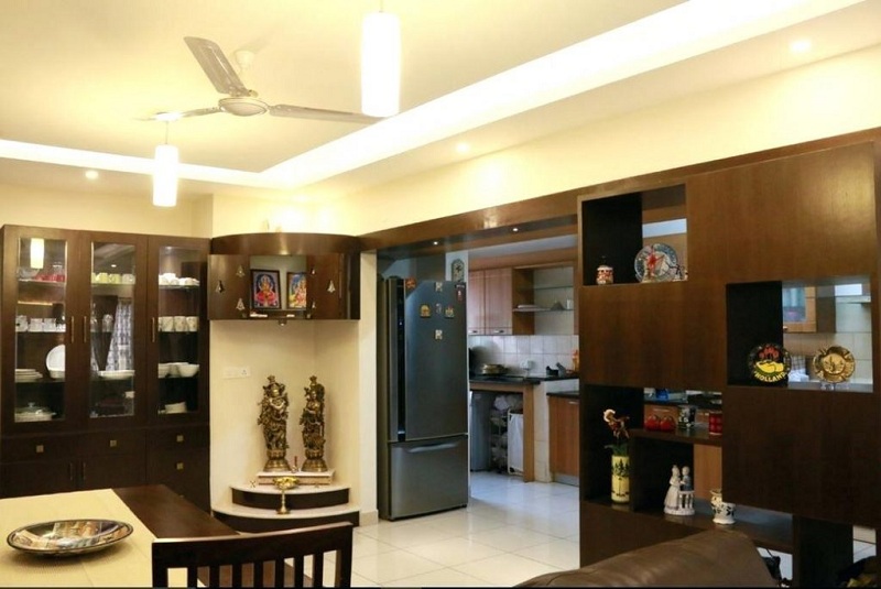 vastu for pooja room in kitchen