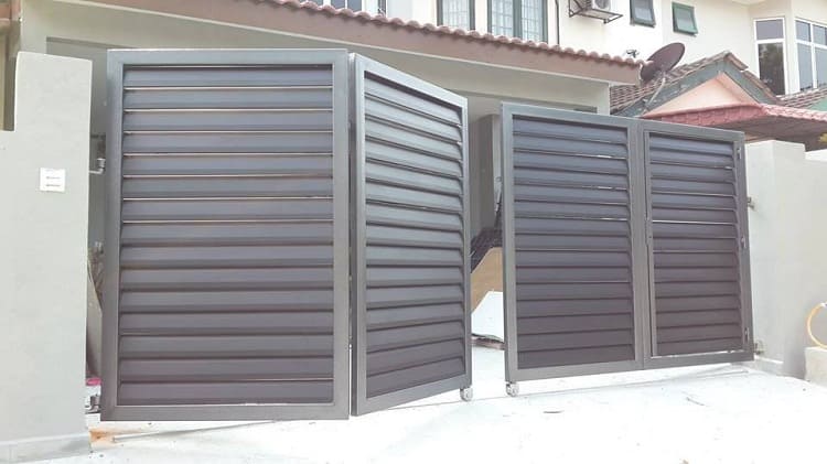 Folding Aluminium Gate Designs