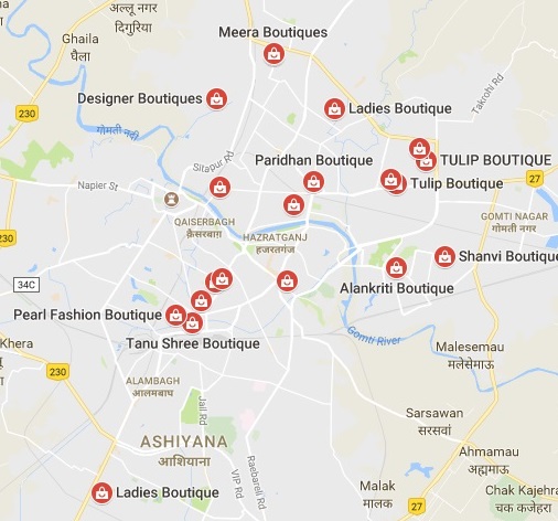 boutiques in lucknow