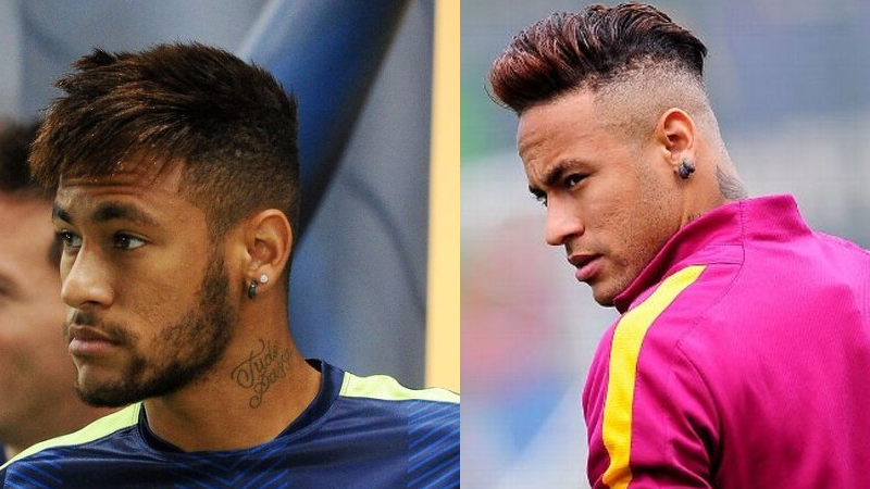 Amazing Hairstyles of the Famous Soccer Player Neymar