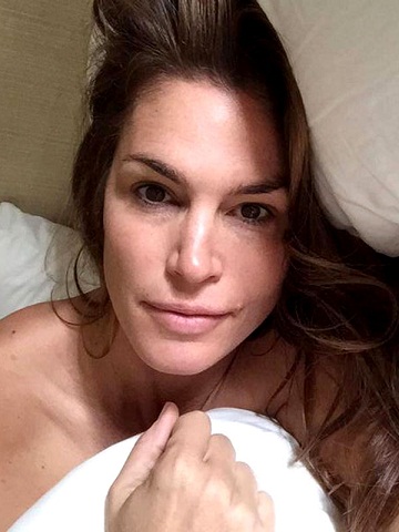 Cindy Crawford without makeup 