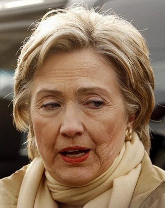 hillary clinton without makeup