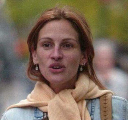 Julia Roberts without makeup 3