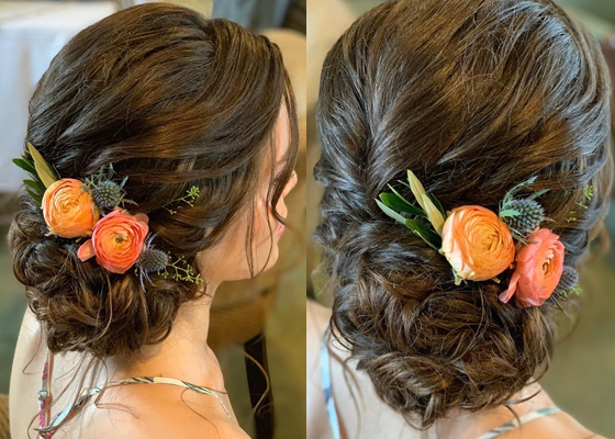 Simple Bridal Bun Style