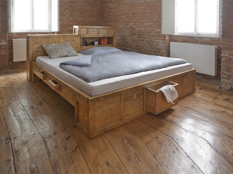 bed designs with drawers