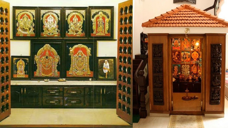 Simple Pooja Room Designs In Wood