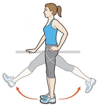 Forward and backward Leg Swings exercises for hips (1)