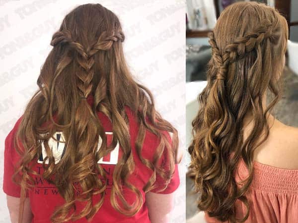 Braided Hair Leave Style