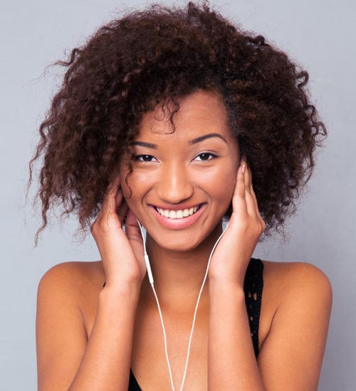 Afro Inspired Curly Hairstyle