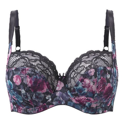 Upper Lacing Balconette Bra