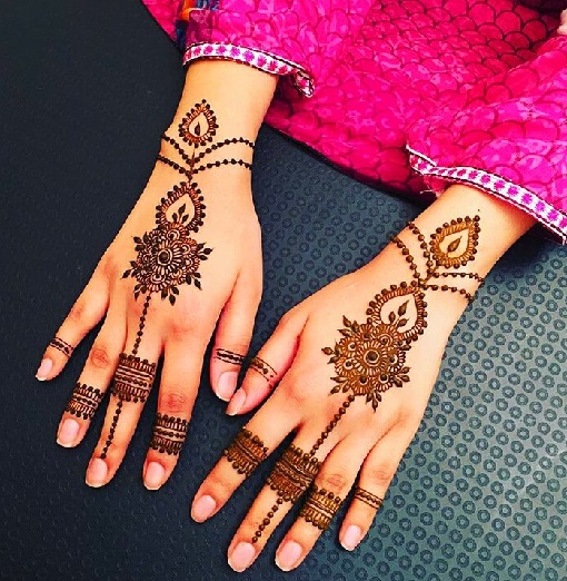 Jewelry Style Arabic Mehndi Design