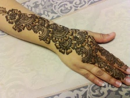 beautiful arabic mehndi design